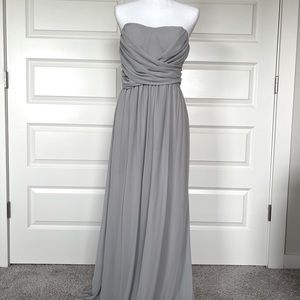 Lulus grey evening gown